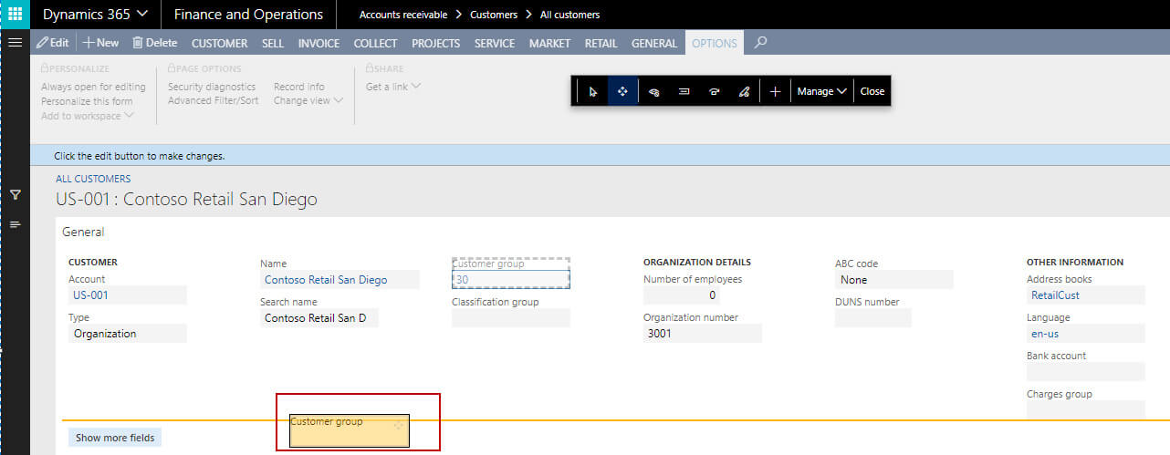 personalization Dynamics 365