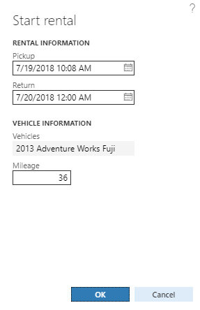 Fleet management Dynamics 365